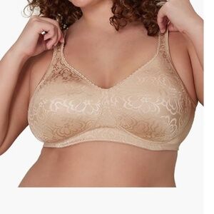 Playtex Women's Wireless Bra, 18 Hour Plus-Size Bras Size 46DDD 9343